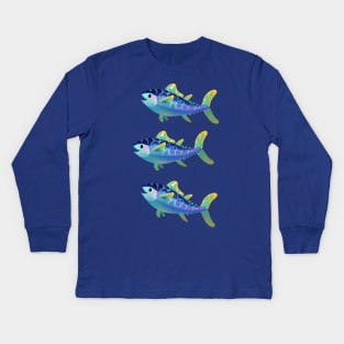 Atlantic Bluefin Tuna Kids Long Sleeve T-Shirt